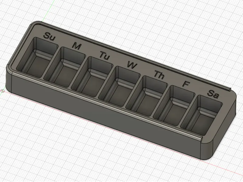 Weekly Pill Box (Oversized)