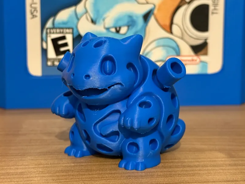 Chibi Blastoise Art Sculpture (Pokemon)