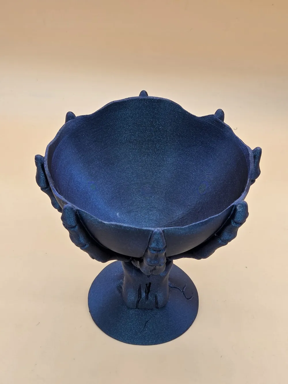 Skeleton Hand Bowl Spooky stylish eye-catcher - Free 3D Print Model ...