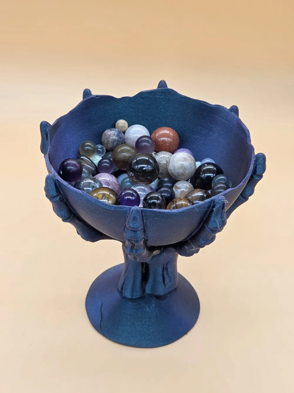 Skeleton Hand Bowl Spooky stylish eye-catcher - Free 3D Print Model ...