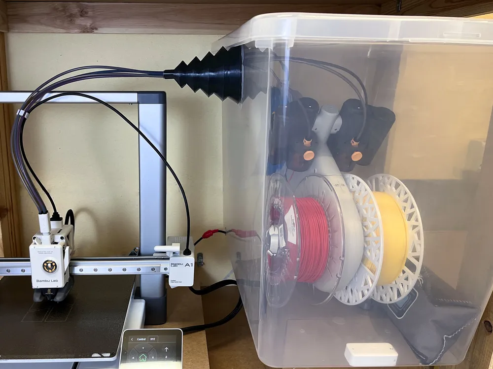 Quick and Cheap AMS Lite Enclosure Adapter by kaleen MakerWorld ...