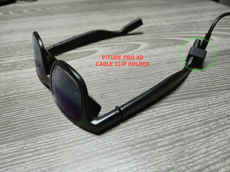 Viture PRO XR cable clip holder 