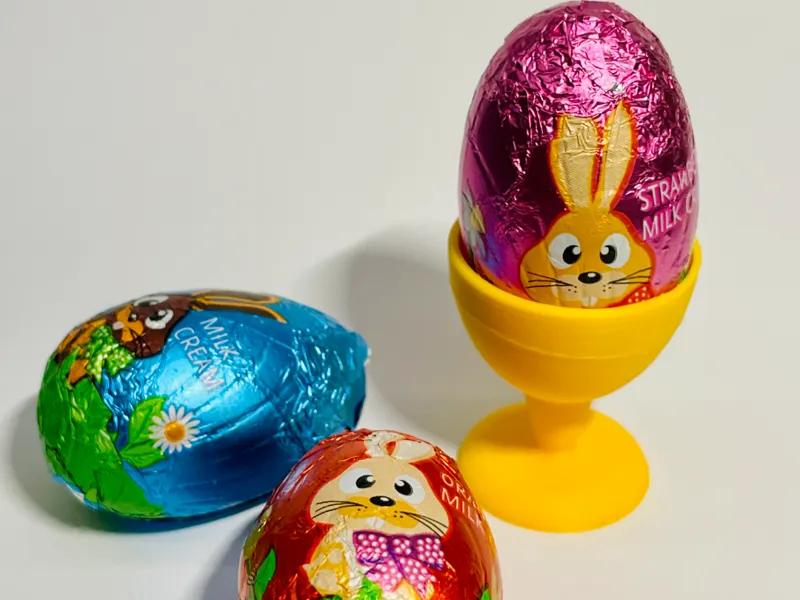 chocolate egg cup