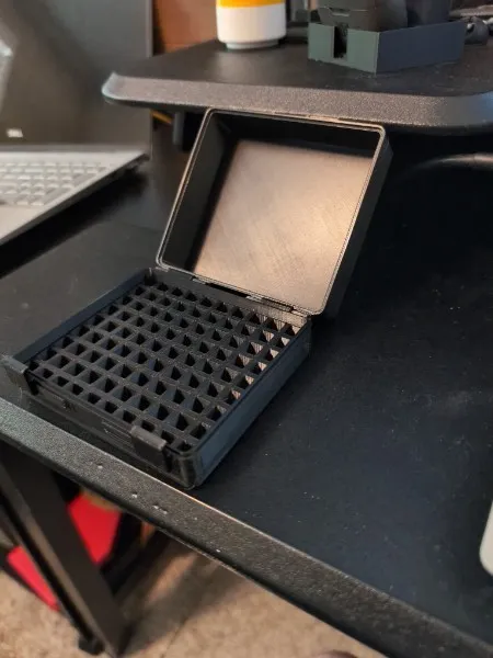 Hex bit storage box 90 long bits - extra tall - Free 3D Print Model ...