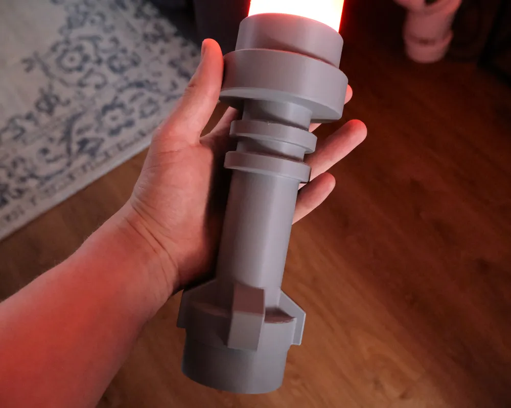 Portable Brick Lightsaber Lamp - Free 3D Print Model - MakerWorld