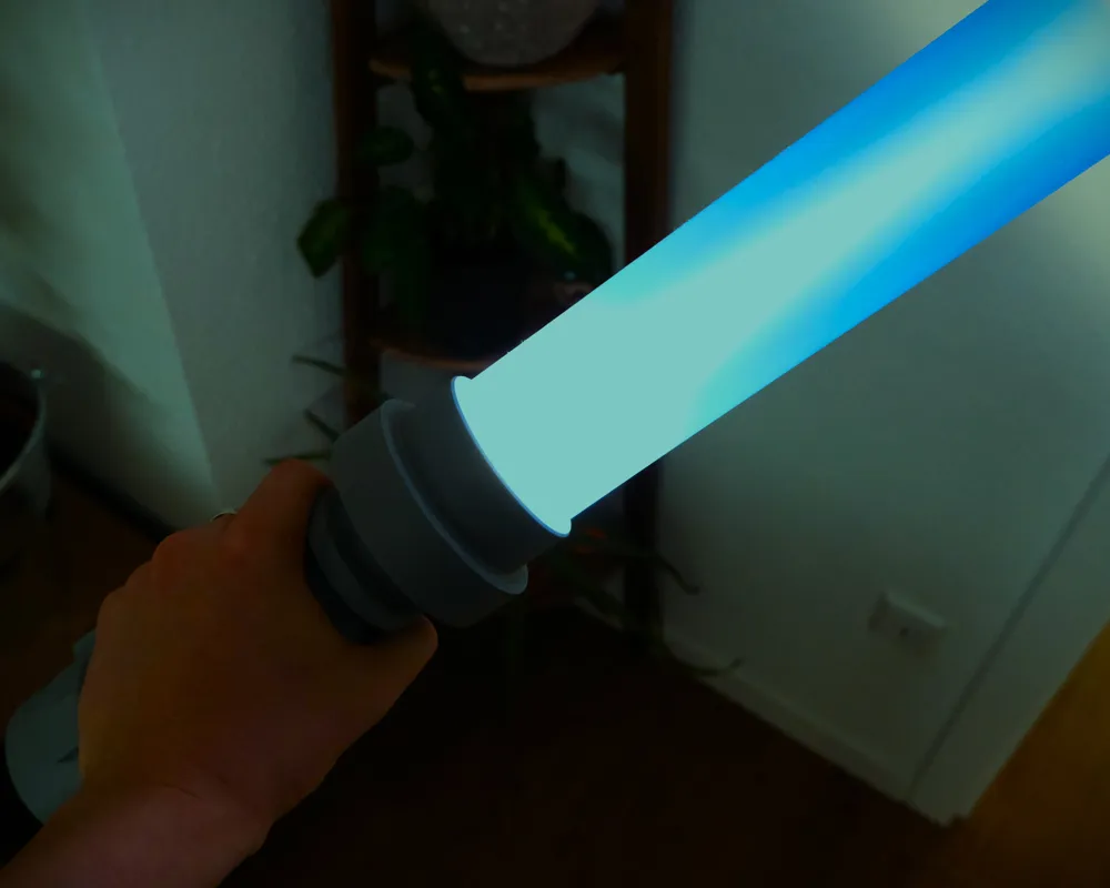 Portable Brick Lightsaber Lamp - Free 3D Print Model - MakerWorld