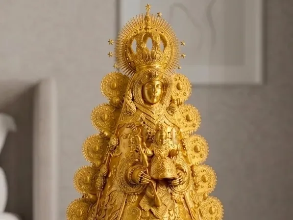 Statue de la Vierge du Rocío