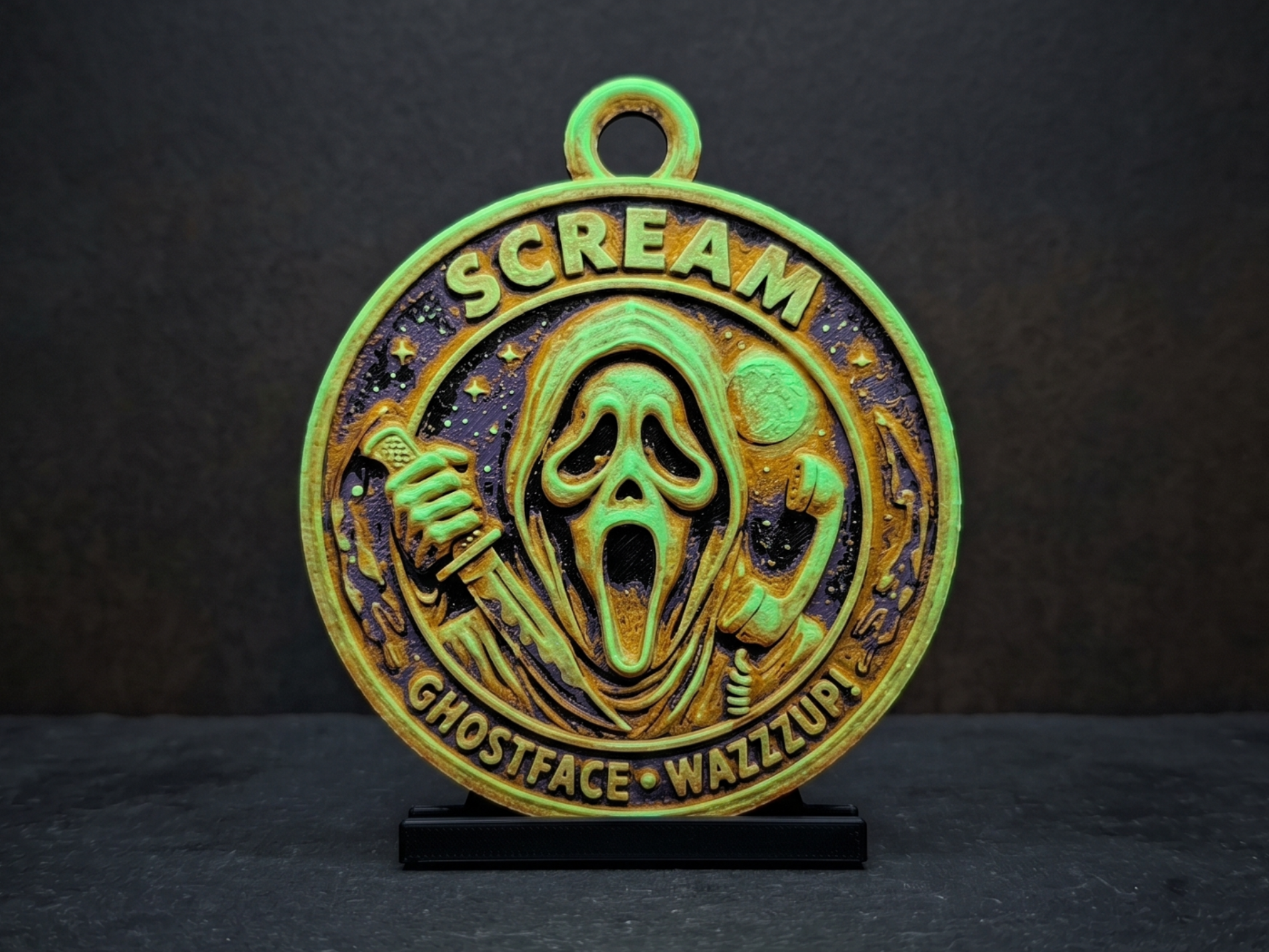Scream - Ghostface Wazzzup Medallion