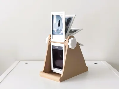 Instax Mini Photo Rolodex | Vertical - Free 3D Print Model - MakerWorld