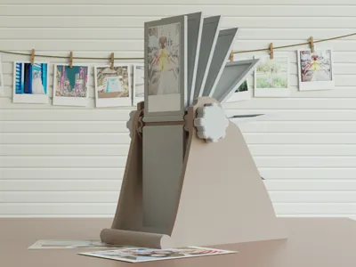 Instax Mini Photo Rolodex | Vertical