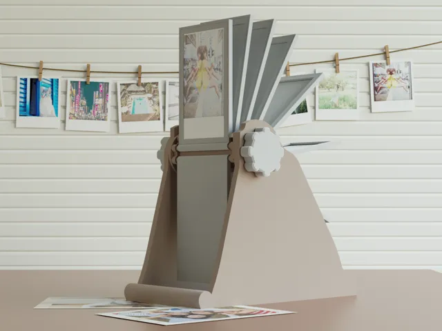 Instax Mini Photo Rolodex | Vertical