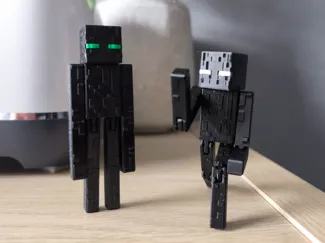 UPDATED Articulated Minecraft Enderman 45min Print