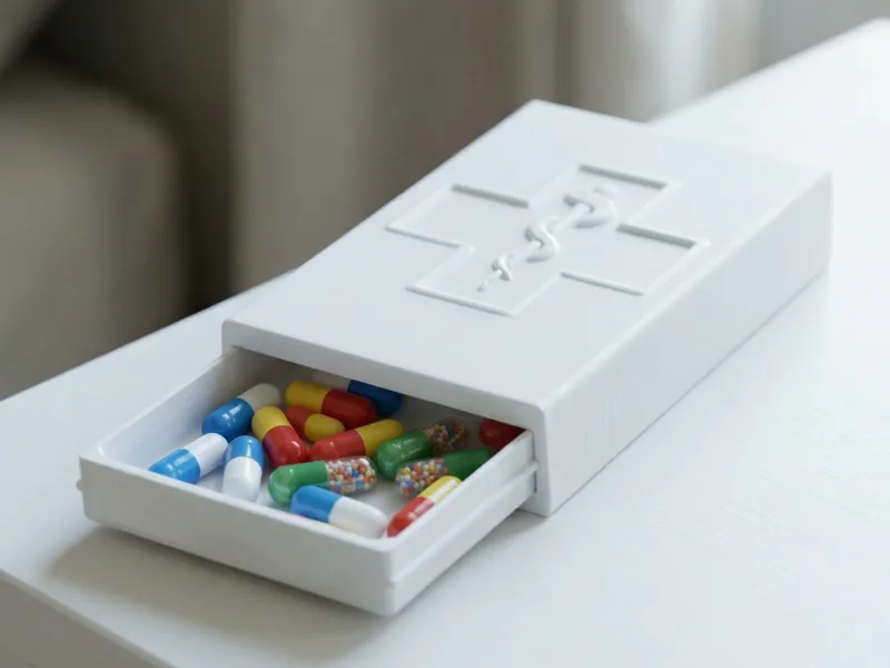Pill Organizer Star of Life — Sliding Drawer