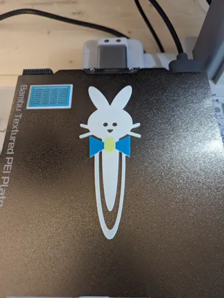 Easter Bunny Rabbit Bookmark and Paperclip