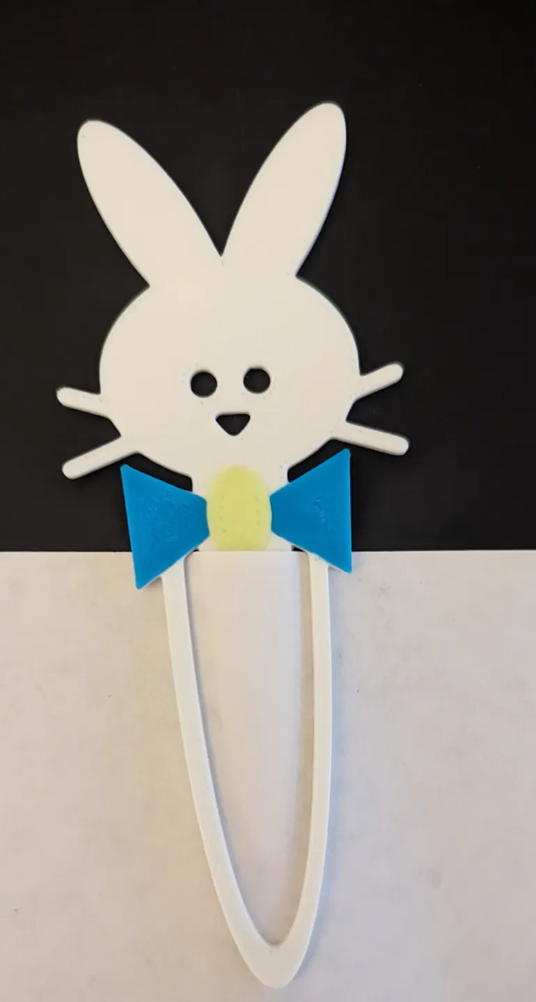 Easter Bunny Rabbit Bookmark and Paperclip by Carona - MakerWorld
