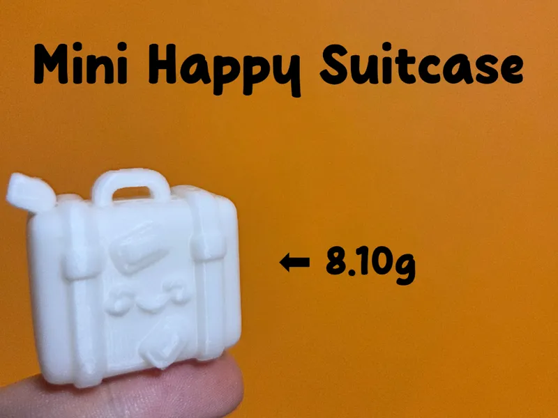Mini Happy Suitcase – Ready for Adventure!