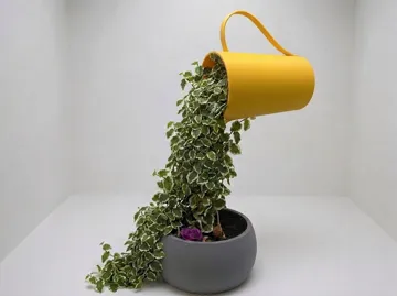 Modelo para impresión 3D: Pouring Plant - Teacup — vista de referencia 4
