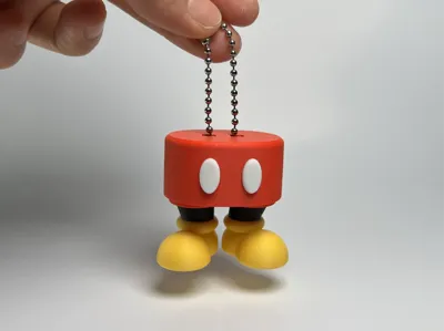 Mickey Mouse Stool Keychain