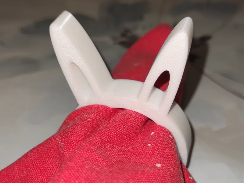 Anello tovagliolo a forma di CONIGLIO di Pasqua