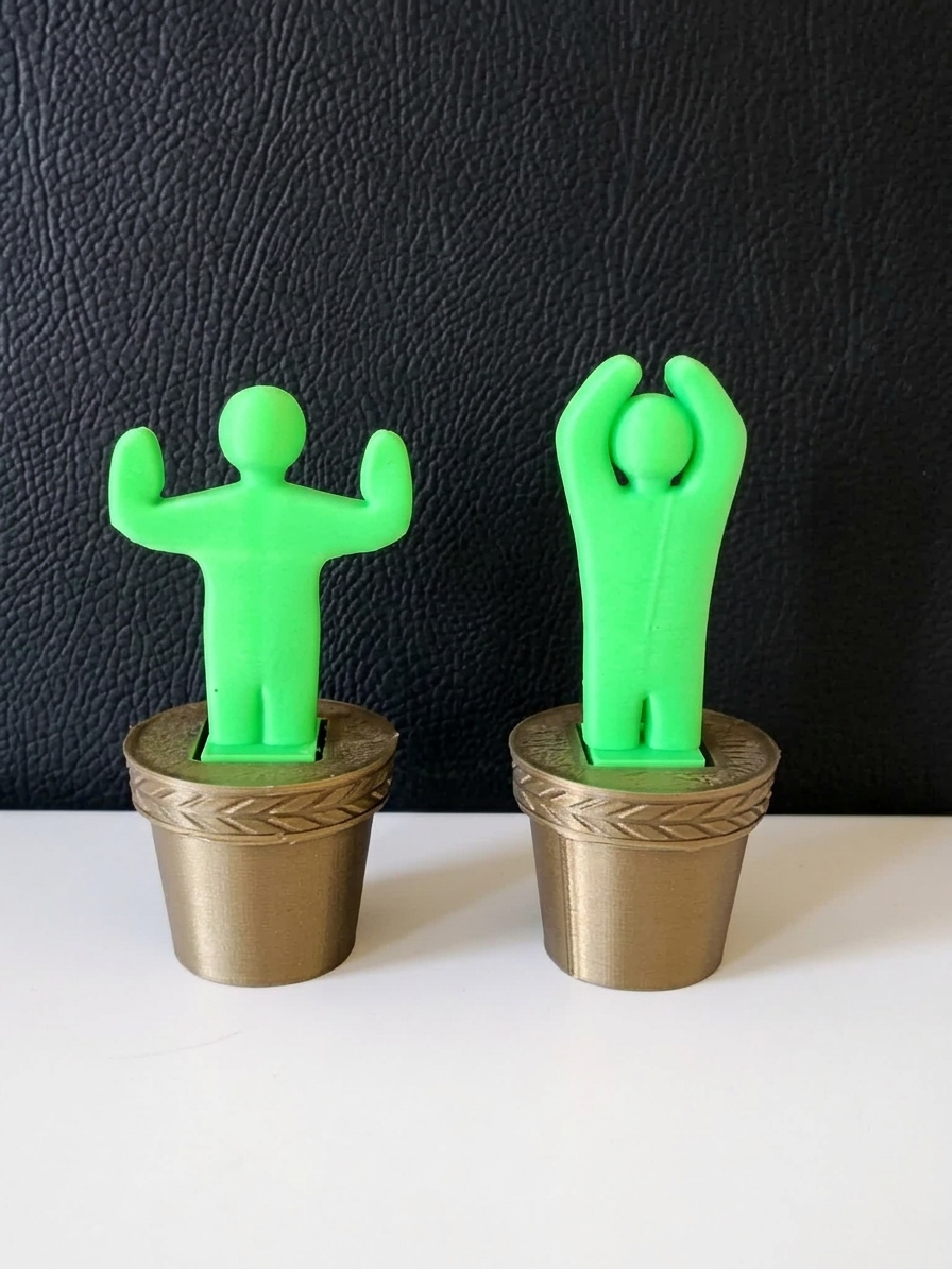 Objeto manipulable: Meccha Chameleon 3 clicker fidgets (no AI) — vista de referencia 5