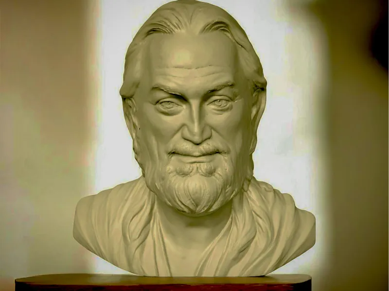 Volkan Konak büstü