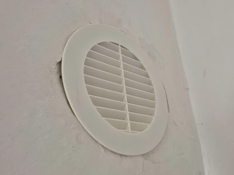 Snap-Fit Round Air Vent Cover 125-135mm