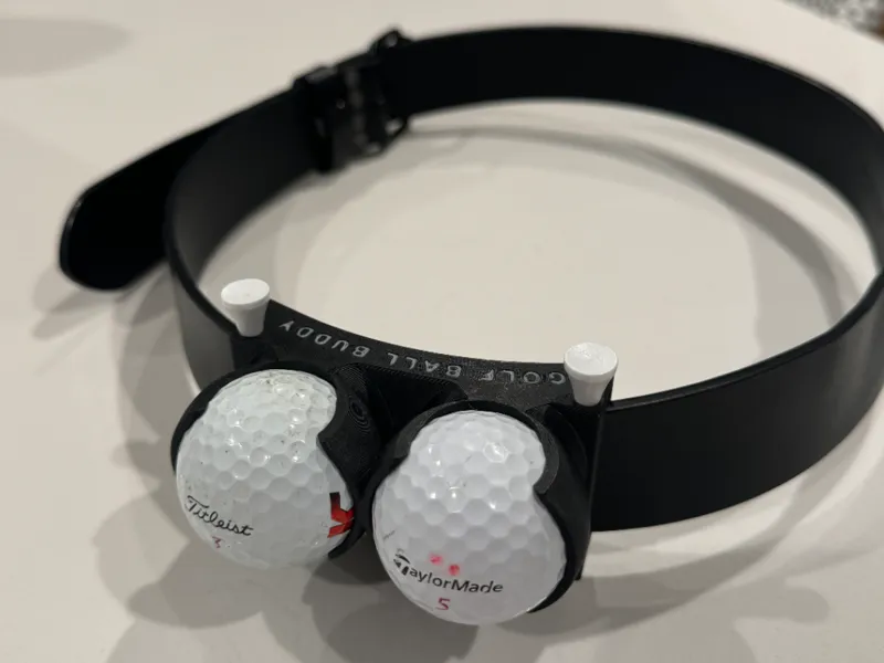 GOLF BALL BUDDY - BALL AND TEE BELT HOLDER
