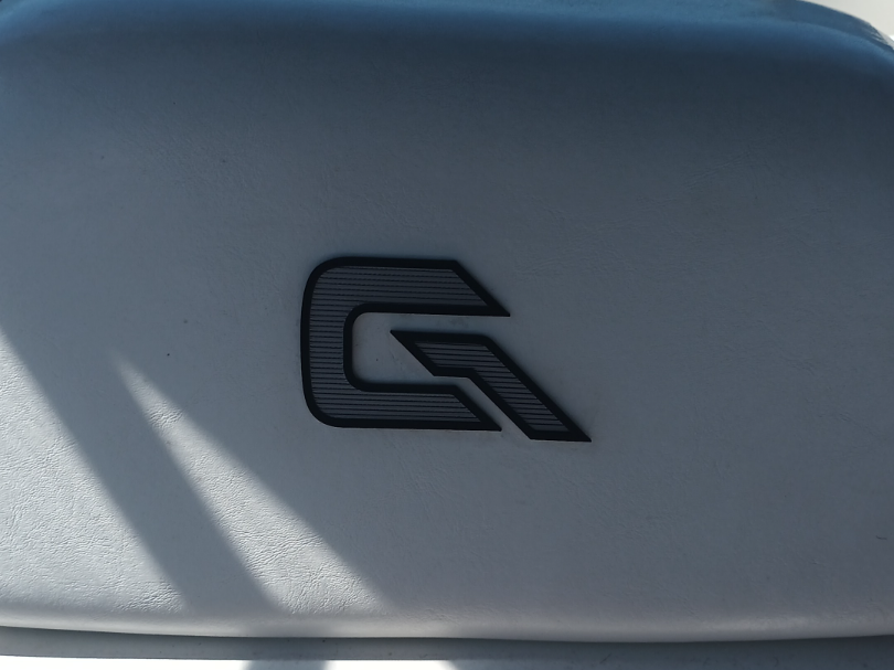 Original Boot Glastron Logo Emblem Sitz Kopfteil