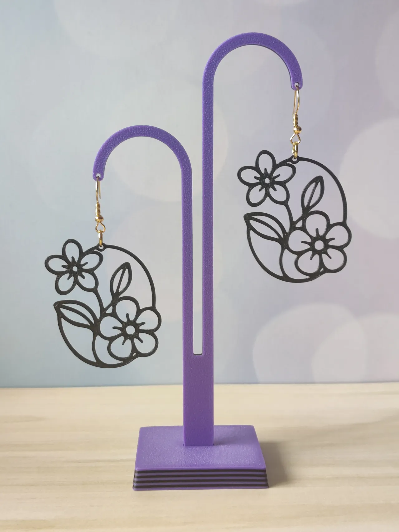 Pendientes florales view 3