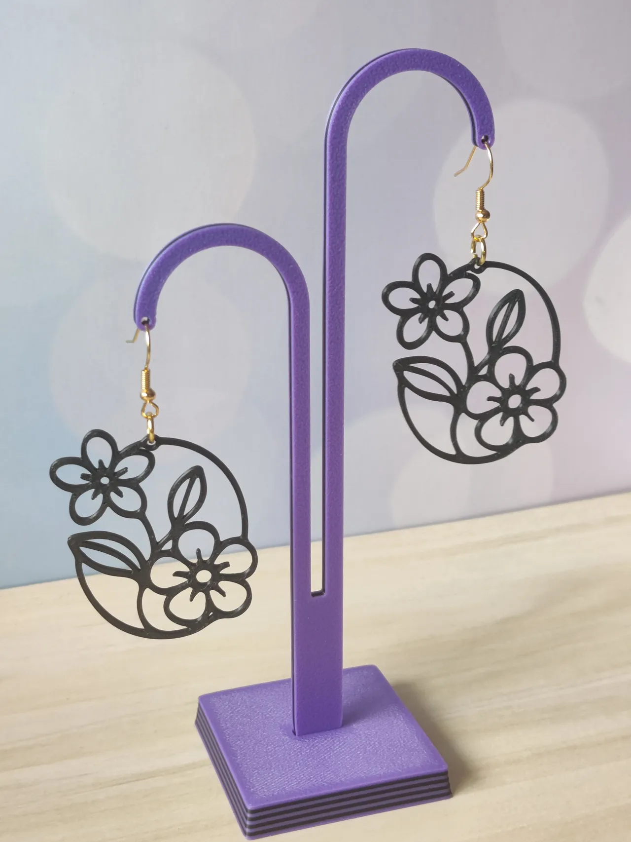 Pendientes florales view 2