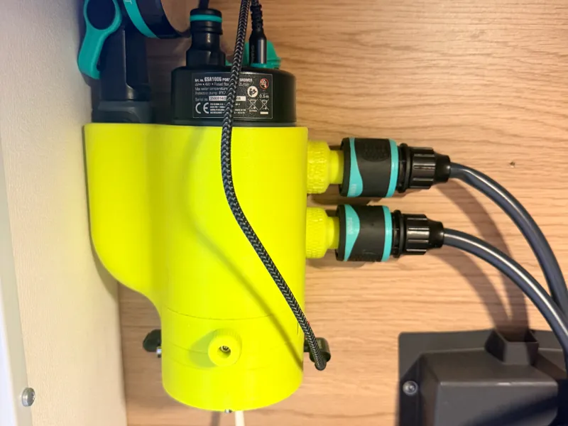 Portable Shower pump holder