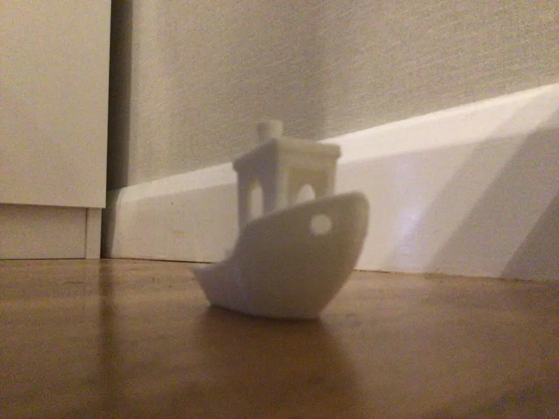 Benchy with sample text
