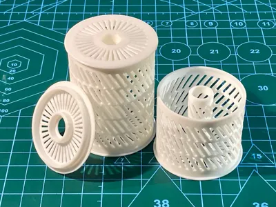 Silica Gel Container lite, fast, simple, no thread