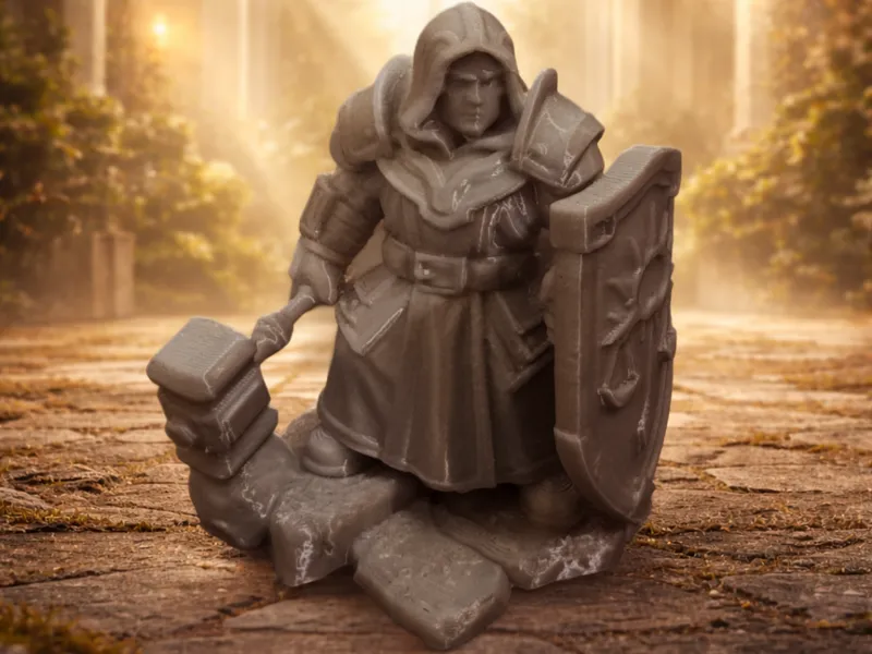 Paladin Cleric Miniature Tharion the Lightbringer