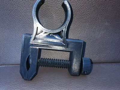 pipe clamp with pipe holder pole saw basket mount