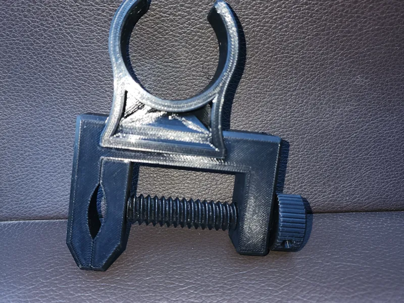 pipe clamp with pipe holder pole saw basket mount