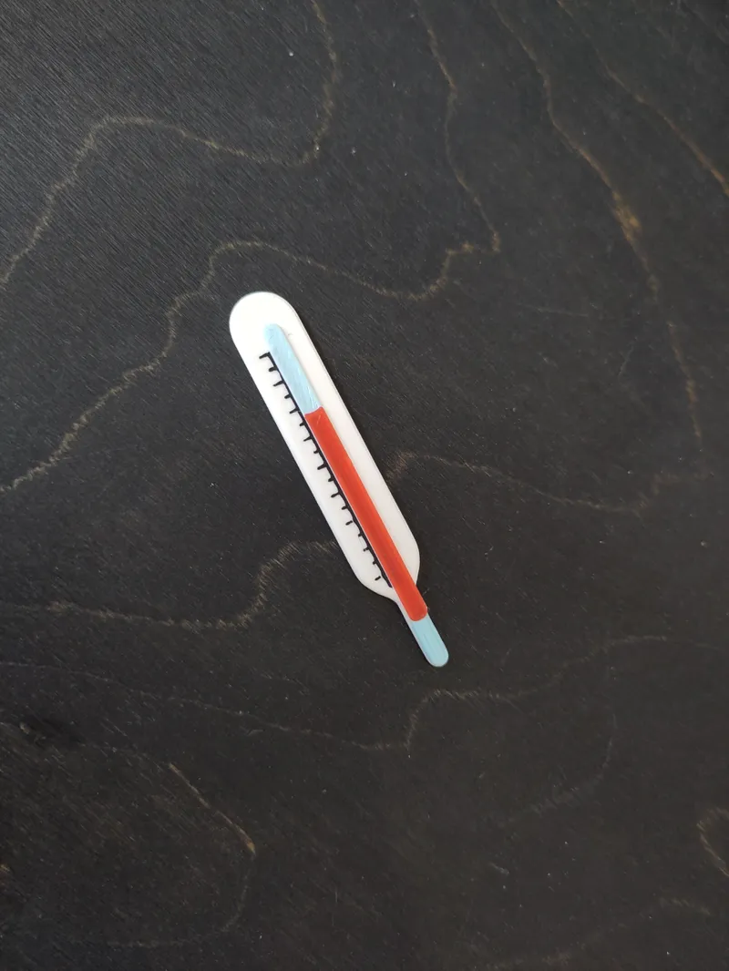 Thermometer table decoration
