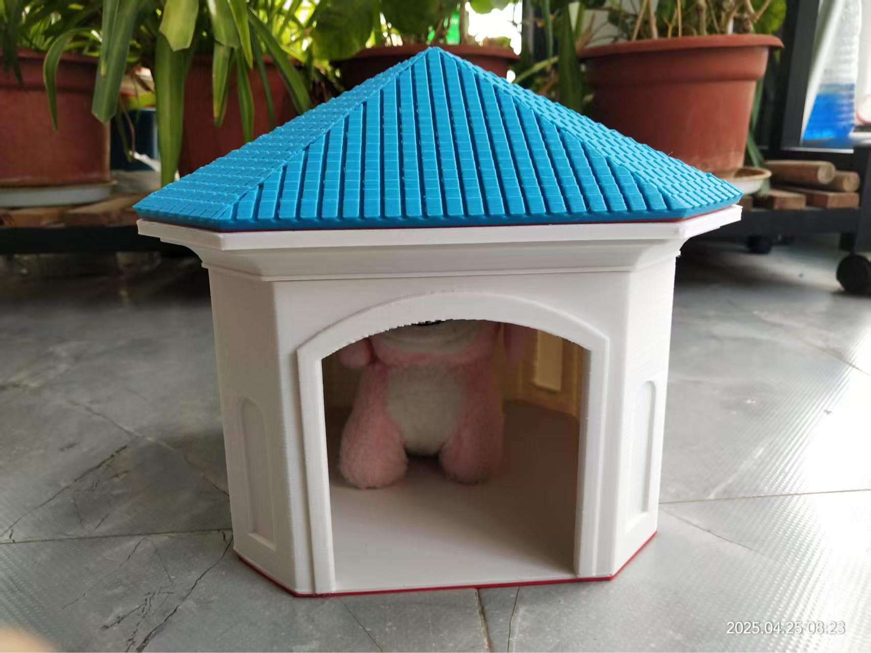 Miniatura 3 do modelo 3D 欧式小狗屋