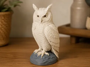 Estante o repisa: Majestic Great Horned Owl Decor — vista de referencia 2