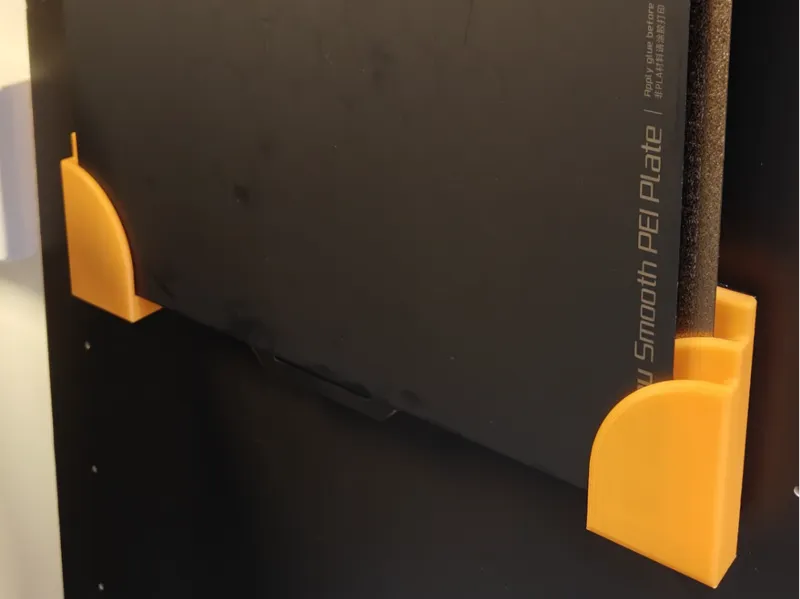 Dual Build Plate holder wall mounted 