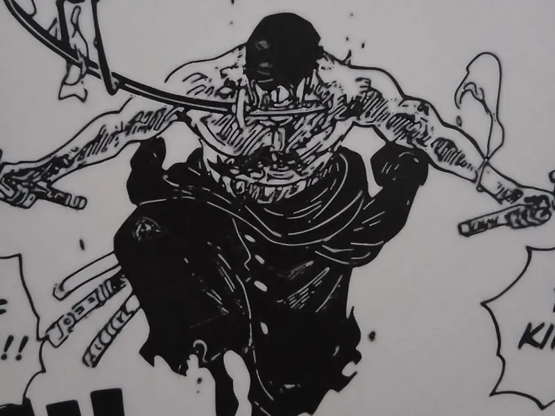 QUADRETTO DI ZORO ONE PIECE