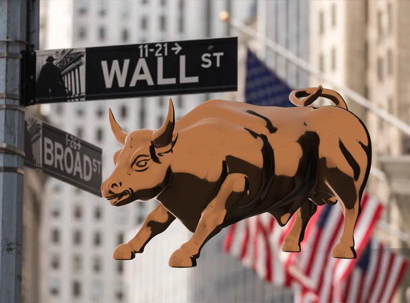 Wall Street Charging Bull