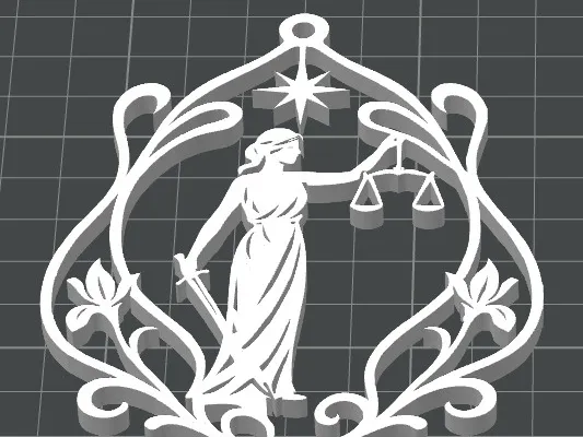 Balance of Justice Ornament