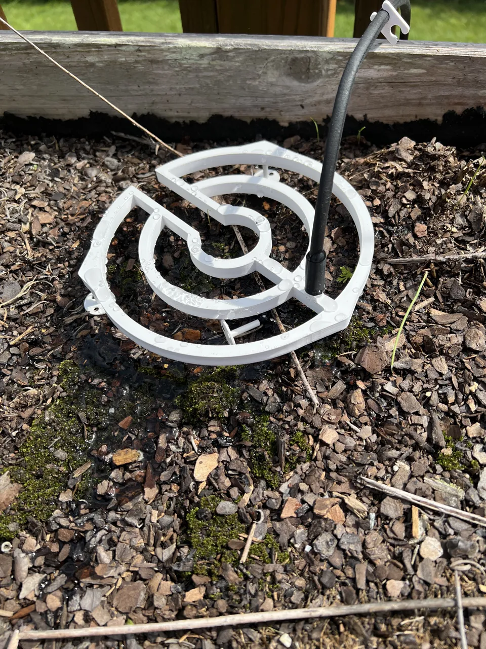 AutoDrip Irrigation Ring 1/4" adapter view 4