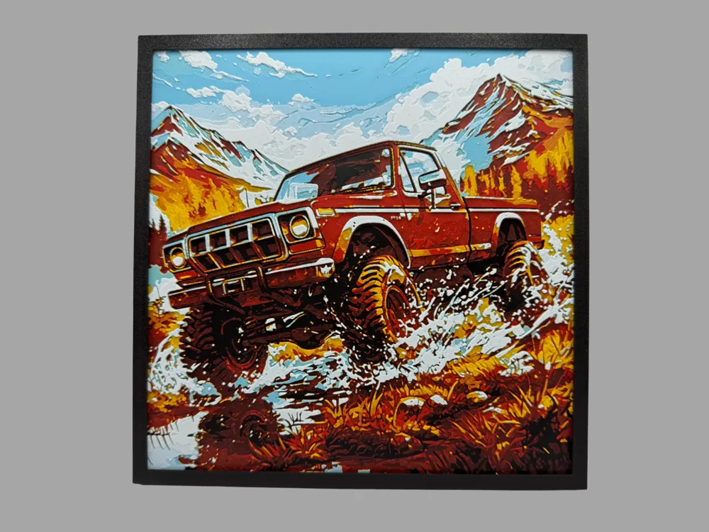 Red Truck - Off Roading