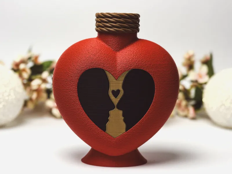 Heart Bottle – Perfect for Love Notes & Gift Cards