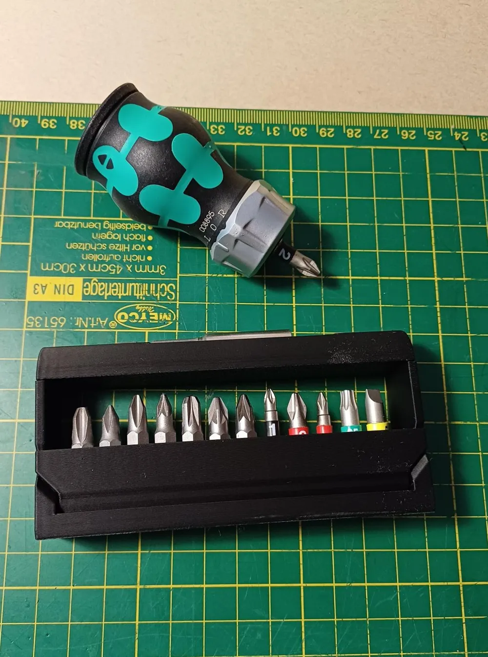 Compact Bit Holder - Free 3D Print Model - MakerWorld