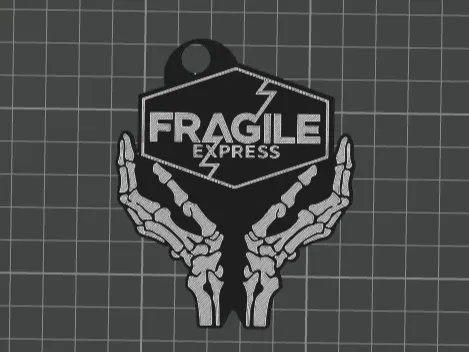 Death Stranding Fragile express keychain/magnet