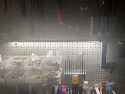 6x16 Pegboard Work Light Bracket!