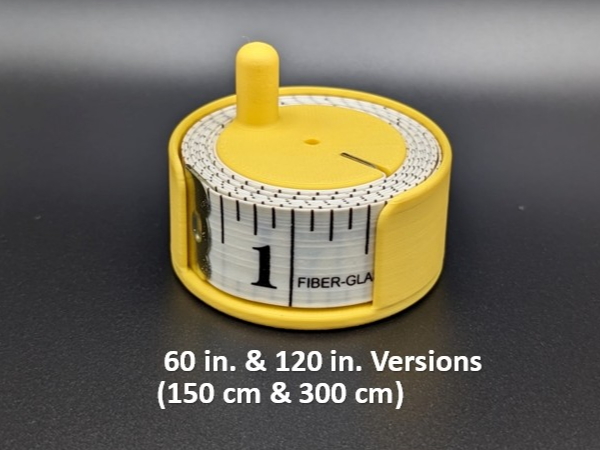 Soft Tape Measure Spool - Print in Place